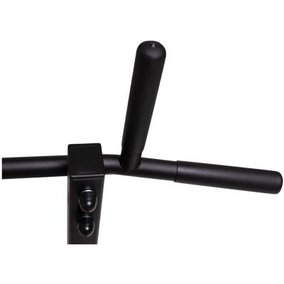 3. Turnwandbarren aus Holz und Metall mit Holzstange und Zubehörbank K 221B A076