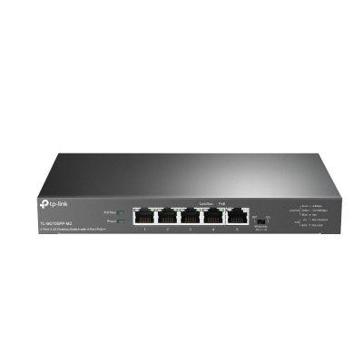 3. TP-Link TL-SG105PP-M2 Netzwerkanschlüsse, Unmanaged Gigabit Ethernet (10/100/1000), PoE-Unterstützung, Schwarz