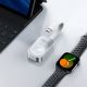 6. Acefast E21 5W Kabelloses Ladegerät für Apple Watch - Silber