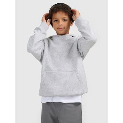 9. Jungen-Sweatshirt mit Kapuze, offen, 4F 4FJWMM00TSWSM1860-25M