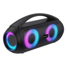 Denver BTG-618 Tragbarer/Party-Lautsprecher, tragbarer Stereo-Lautsprecher, Schwarz, 40 W