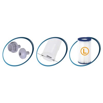 10. 1000-Gallonen-Poolfilterpumpe 29P417EU