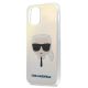 4. Karl Lagerfeld Schillernde Karl's Head Hülle für iPhone 12 mini - Mehrfarbig