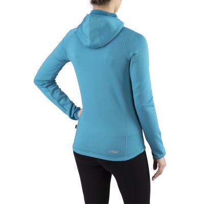 3. Damen-Sporthoodie Viking Jukon Hoodie Lady, schnelltrocknend, türkis (730/23/0900/70)