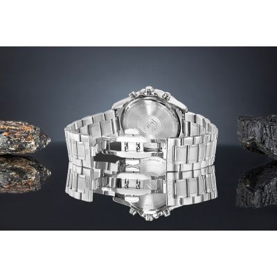 6. Giewont Chronograph Saphir Silber Herrenuhr GW9460-B2