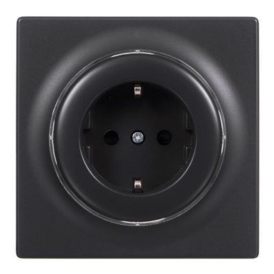 3. FIBARO Outlet Walli Typ F Intelligente Steckdose, Anthrazit (FGWOF-011-8)