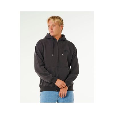Schwarzes Herren-Sweatshirt „RIP CURL Surf Puff Zip Thru“