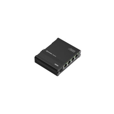 5. Teltonika TSW304 Gigabit-Ethernet (10/100/1000) Netzwerkadapter mit PoE-Unterstützung, Schwarz