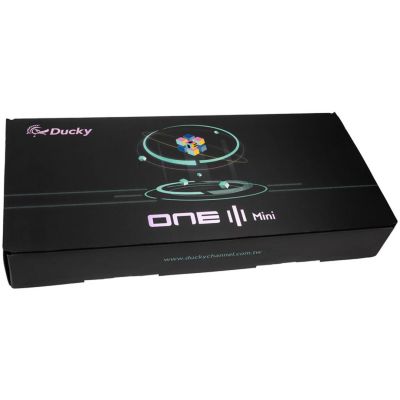 21. Ducky One 3 MINI Gelbe GATA-1746 RGB LED Gaming-Tastatur - MX-Clear (US)