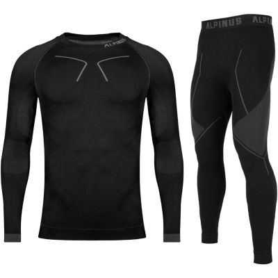 25. Alpinus Tactical Base Layer Set schwarz und grau M GT43276
