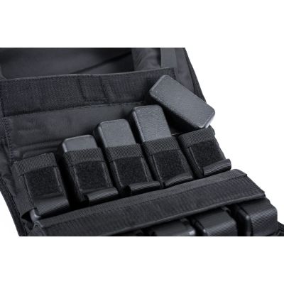 5. 30 kg schwere Trainingsweste mit Seilzügen W30B | DBX Bushido