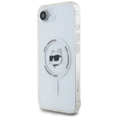 2. Karl Lagerfeld IML Metal Choupette Head MagSafe iPhone 16e Hülle - Weiß