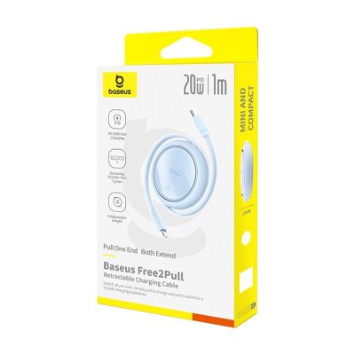 6. Baseus Free2Pull 20W 1m Kabel (Blau)