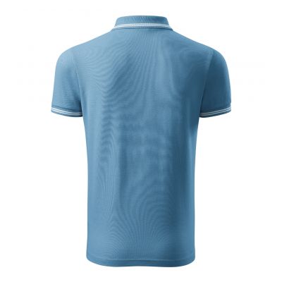 7. Malfini Urban M MLI-21914 azurblaues Poloshirt