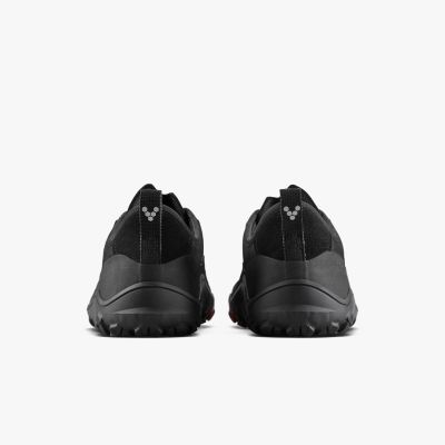 6. Vivobarefoot Tracker Leather At Low Herrenschuhe Obsidian (309534-01)