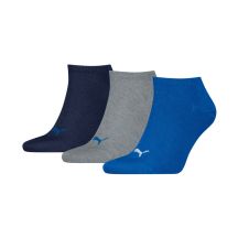 Puma Sneaker Socken, 3er-Pack, Marineblau, Grau, Blau, 938624 12
