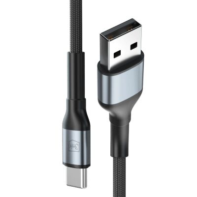 5. 3mk Hyper Cable N-SERIES USB-A / USB-C 2m 9V/2A 18W / schwarz