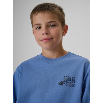 Locker geschnittenes Jungen-T-Shirt mit Aufdruck 4F 4FJRSS26TTSHM4277-32S