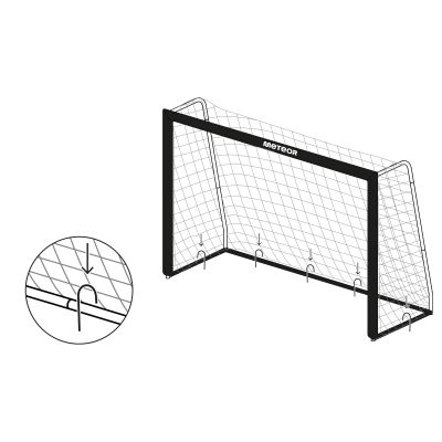 8. Meteor Fußballtor 180x120x60 cm 16926