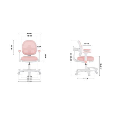 10. Drehstuhl Junior 3.6 Pink