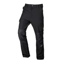 Mix&Match Arbeitshose, 4-Wege-Stretch, Schwarz und Orange, Größe L