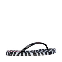 Ipanema Damen-Flip-Flops mit Tiermuster, Schwarz und Grau, 83846-BP655