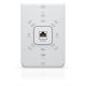 25. Ubiquiti UniFi U6 WLAN-Zugangspunkt für die Wandmontage (Wi-Fi 6) 2,4 GHz (2x2)/5 GHz (4x4)/6 GHz (–) PoE+/PoE 4x1 Gbit/s 1x2,5 Gbit/s