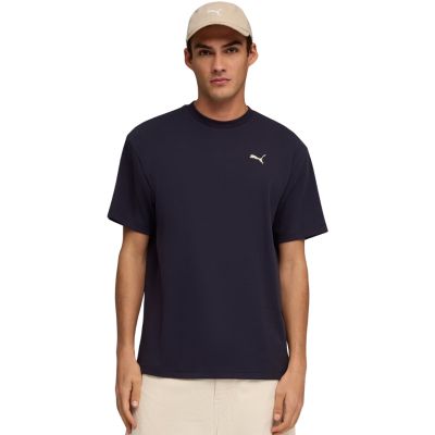 Puma ESS Elevated Relaxed Tee Marineblaues Herren-T-Shirt 692018 16