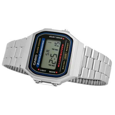 4. CASIO Vintage-Uhr A168WA-1YES + Box