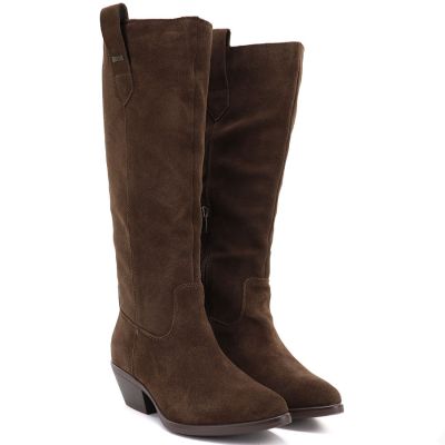 4. Damen-Cowboystiefel aus Leder, Schokoladenbraun, Big Star UU274521