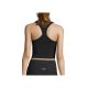 4. CASALL Crop Rib Racerback Sport T-Shirt Schwarz