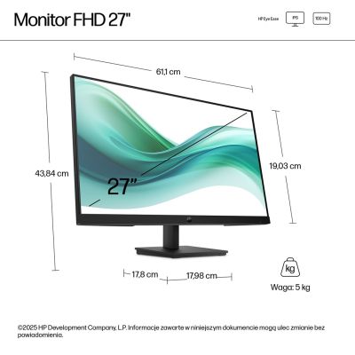 2. HP LED-Monitor 27” S3 Pro 327pf 100Hz (B0CG3UT)