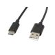 Lanberg CA-USBO-10CC-0018-BK Kabel (USB 2.0 Typ AM - USB Typ CM; 1,8 m; schwarz)