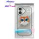17. Nimmy Glasses Cool Cat MagSafe Case für iPhone 16 - Grau