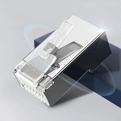 7. Ugreen 10x Steckerende RJ45 8P8C (UTP Cat. 6 / Cat. 5 / Cat. 5e) silber (NW111)