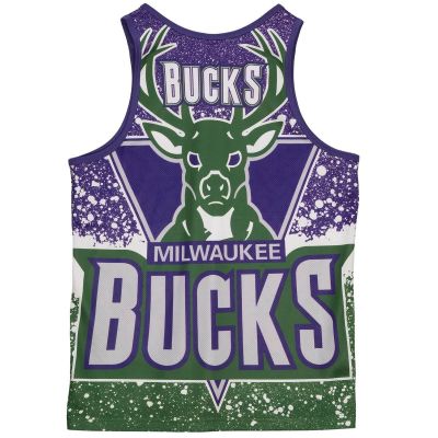 2. Mitchell & Ness NBA Milwaukee Bucks Herren-Tanktop, ärmellos