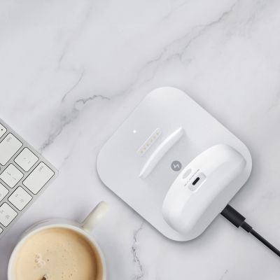 2. BoboVR BD2 Ladestation für BoboVR B2 externe Akkus + B2 Akku – Weiß