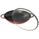 2. Gusseiserner Wok mit Deckel Staub – Rot, 37 cm
