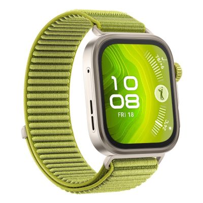 5. Huawei Watch FIT4 Pro Smartwatch, 3D-gewebtes Žalias-Armband, Titangehäuse, Seiya-B29