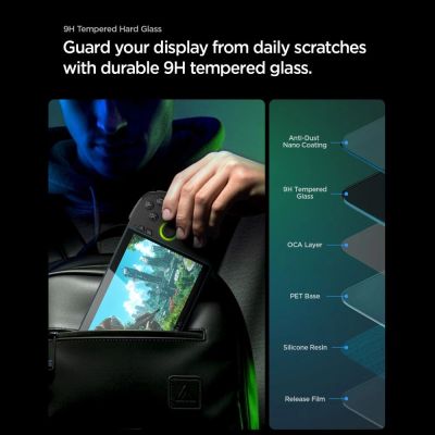 7. Spigen Glas.tR Slim Tempered Glass 2er-Pack für ROG Xbox Ally X (2024/2025) / ROG Xbox Ally (2025) / ROG Ally (2023) / MSI Claw 7 AI+