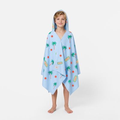 2. Schnelltrocknendes Kinder-Poncho-Handtuch mit Kapuze Spokey PALMS