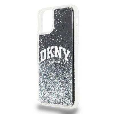 2. DKNY Liquid Glitter Big Logo Hülle für iPhone 11 / Xr - Schwarz