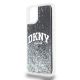 2. DKNY Liquid Glitter Big Logo Hülle für iPhone 11 / Xr - Schwarz