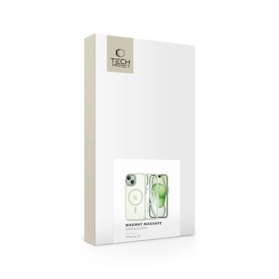 4. Tech-Protect MagMat MagSafe Hülle für iPhone 15 – transparent grün
