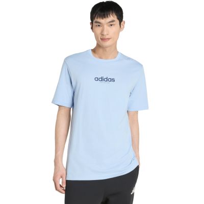 adidas Herren-T-Shirt mit Burger-Motiv, hellblau, KT9731