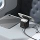 12. Baseus MagPro 3in1 25W MagSafe kompatibles induktives Ladegerät für Telefon und Smartwatch - Schwarz