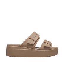 Crocs Brooklyn Low Damen-Flip-Flops, beige, 207431 2Q9, Größe 38-39