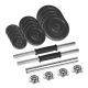 2. REBEL ACTIVE VERSTELLBARE HANTELN IM KOFFER MIT HANTELSTANGEN, 20-KG-SET