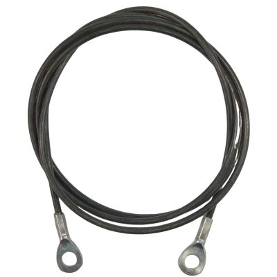 6. Kabelzugseil für Kraftstation 186 cm, Öse-Öse, Stahl