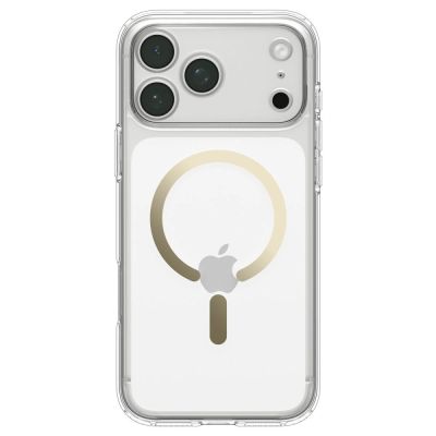 4. Spigen Ultra Hybrid MagSafe Hülle für iPhone 18 Pro Max / 17 Pro Max – Transparent Gold